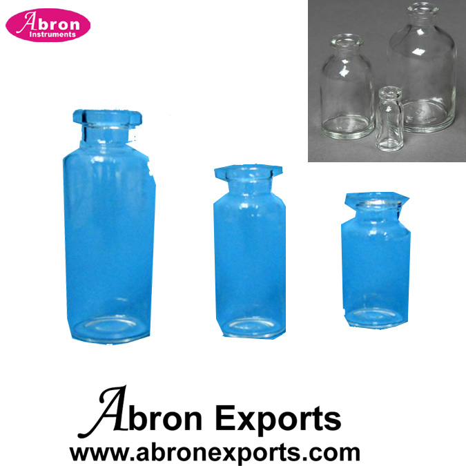 Glass Bottles Serum 5ml 20ml Crimp Seal Rubber Cap Abron pack of 100  AB-99GV05